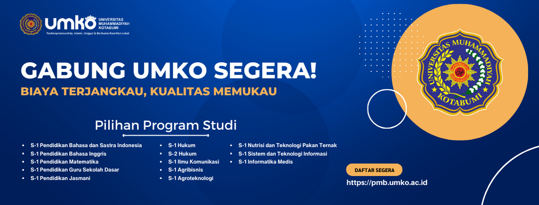 SOP Perencanaan Studi Mahasiswa Universitas Muhammadiyah Kotabumi